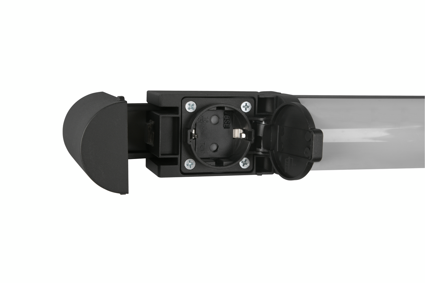 Seinävalaisin TRIO Piera led 41cm mattamusta