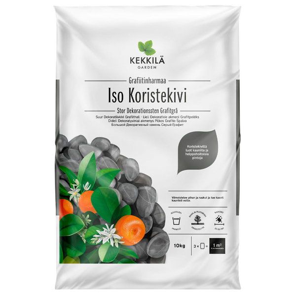Koristekivi Kekkilä iso grafiitinharmaa 10kg