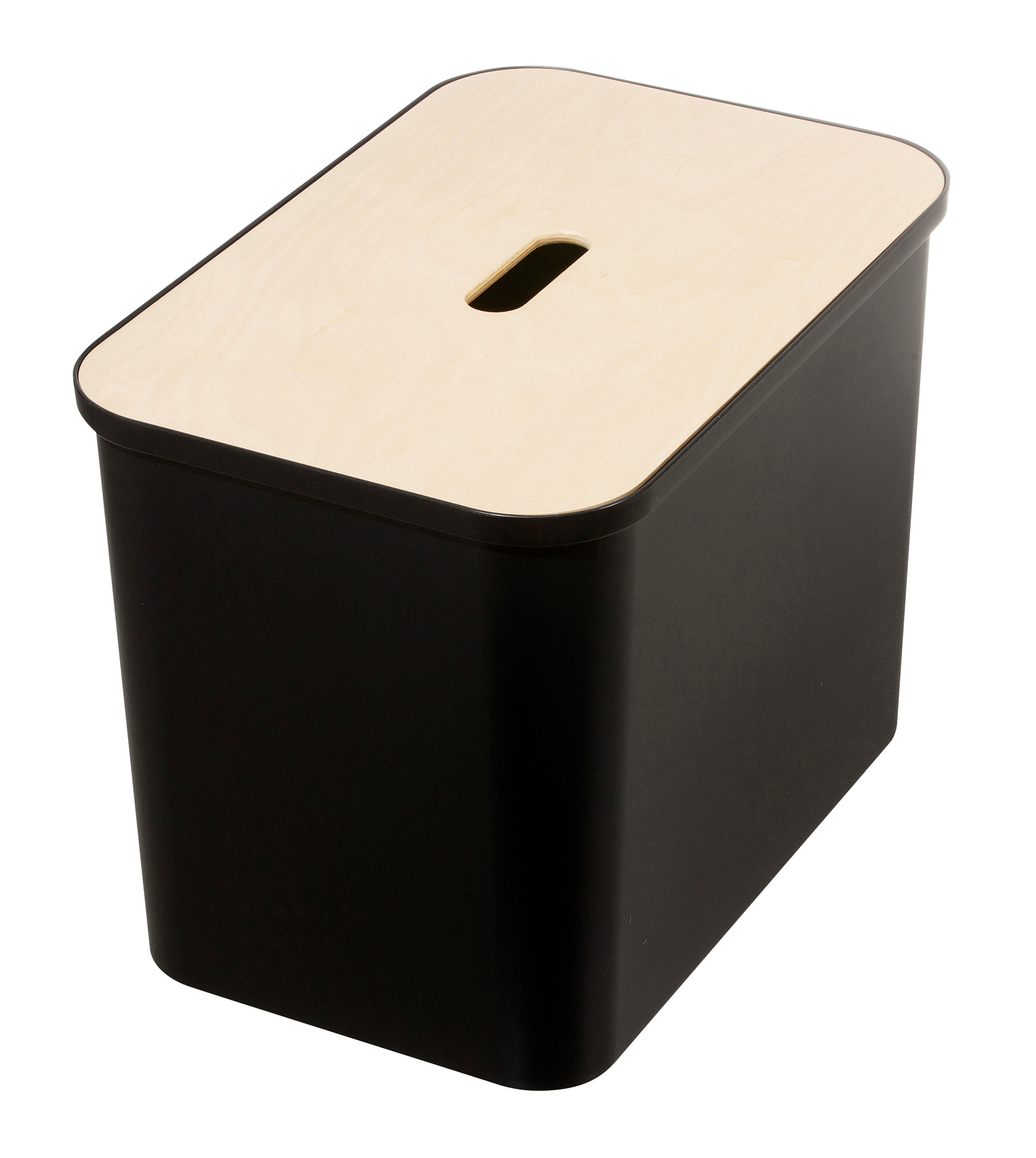 Laatikko Smartstore Collect 76l kannella musta