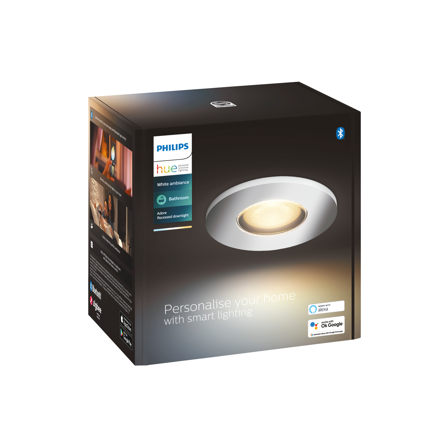 PHILIPS HUE BADRUMSPOT ADORE R UND 5W