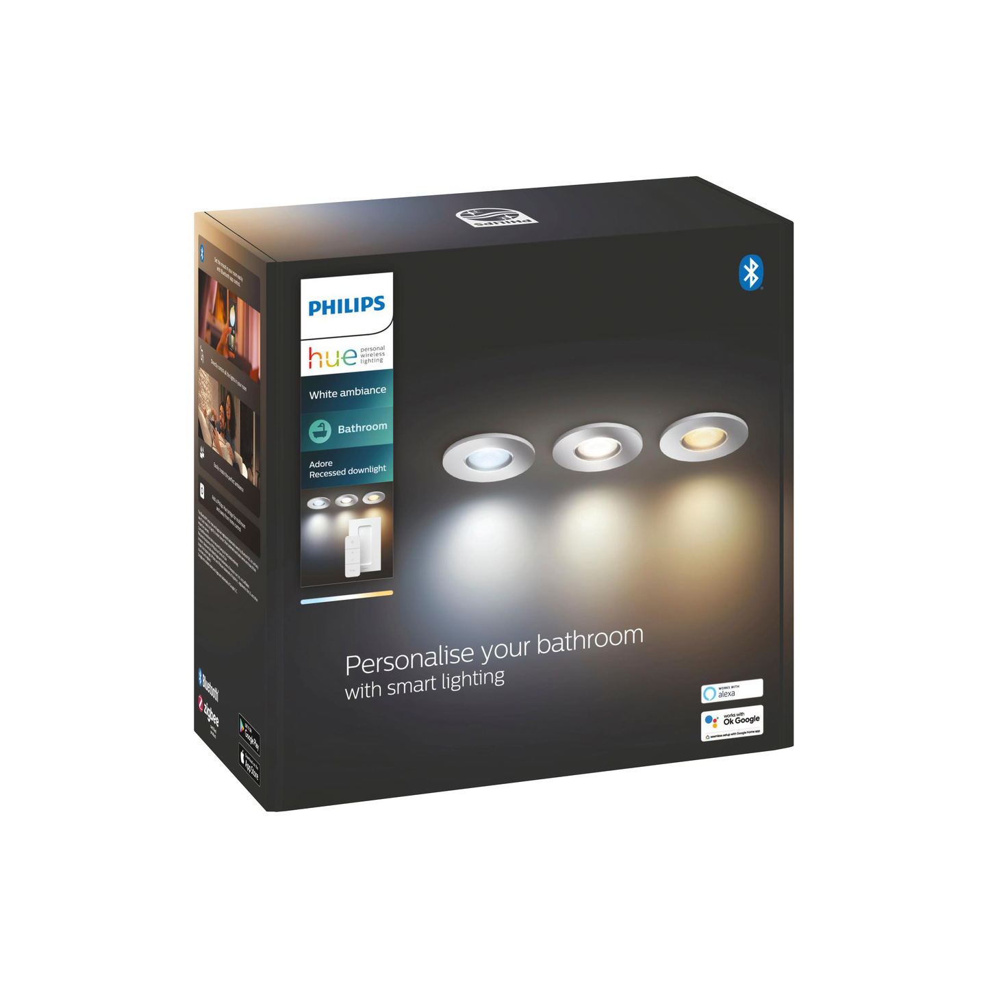 PHILIPS HUE BADRUMSPOT ADORE R UND 3P