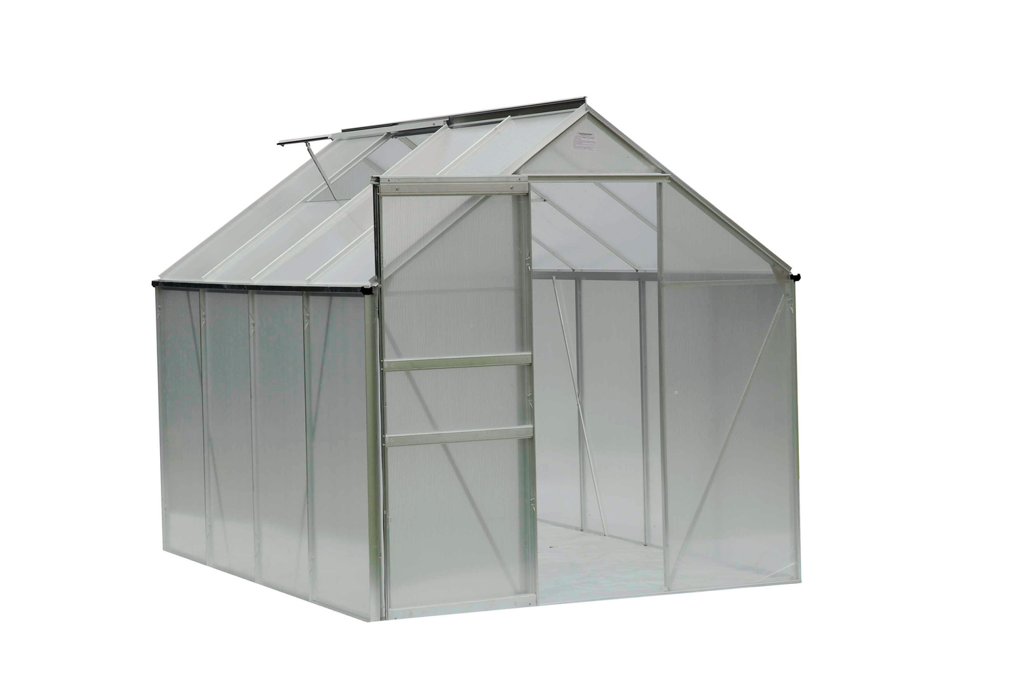 Kasvihuone alumiini runko kennolevyt 4,75m²