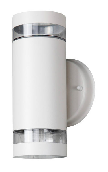 Ulkoseinävalaisin Airam Alppila XL-W IP44 GU10 2x35W valkoinen