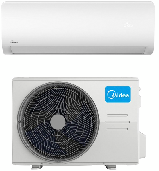 Ilmalämpöpumppu Midea Xtreme 9 sisä- ja ulkoyksikkö