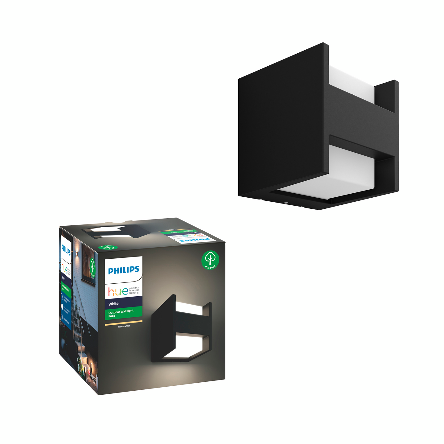 Ulkoseinävalaisin Philips Hue Fuzo 13X13