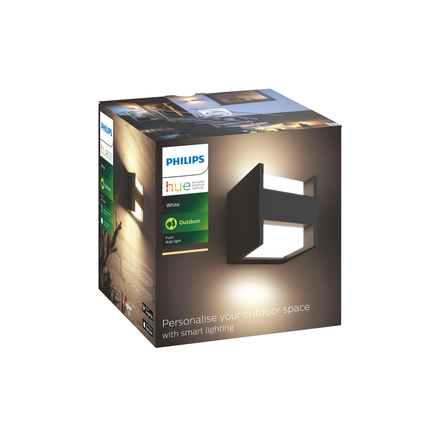 Ulkoseinävalaisin Philips Hue Fuzo 13X13