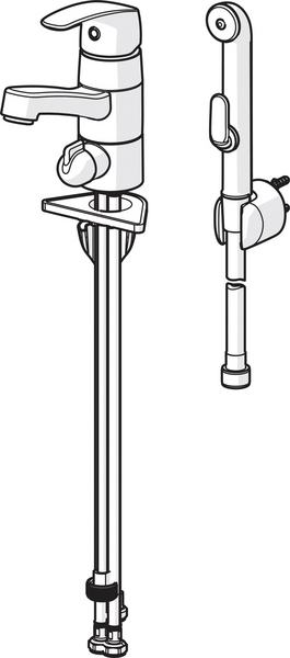 Pesuallashana Oras Safira 1014F pesukoneventtiili Bidetta