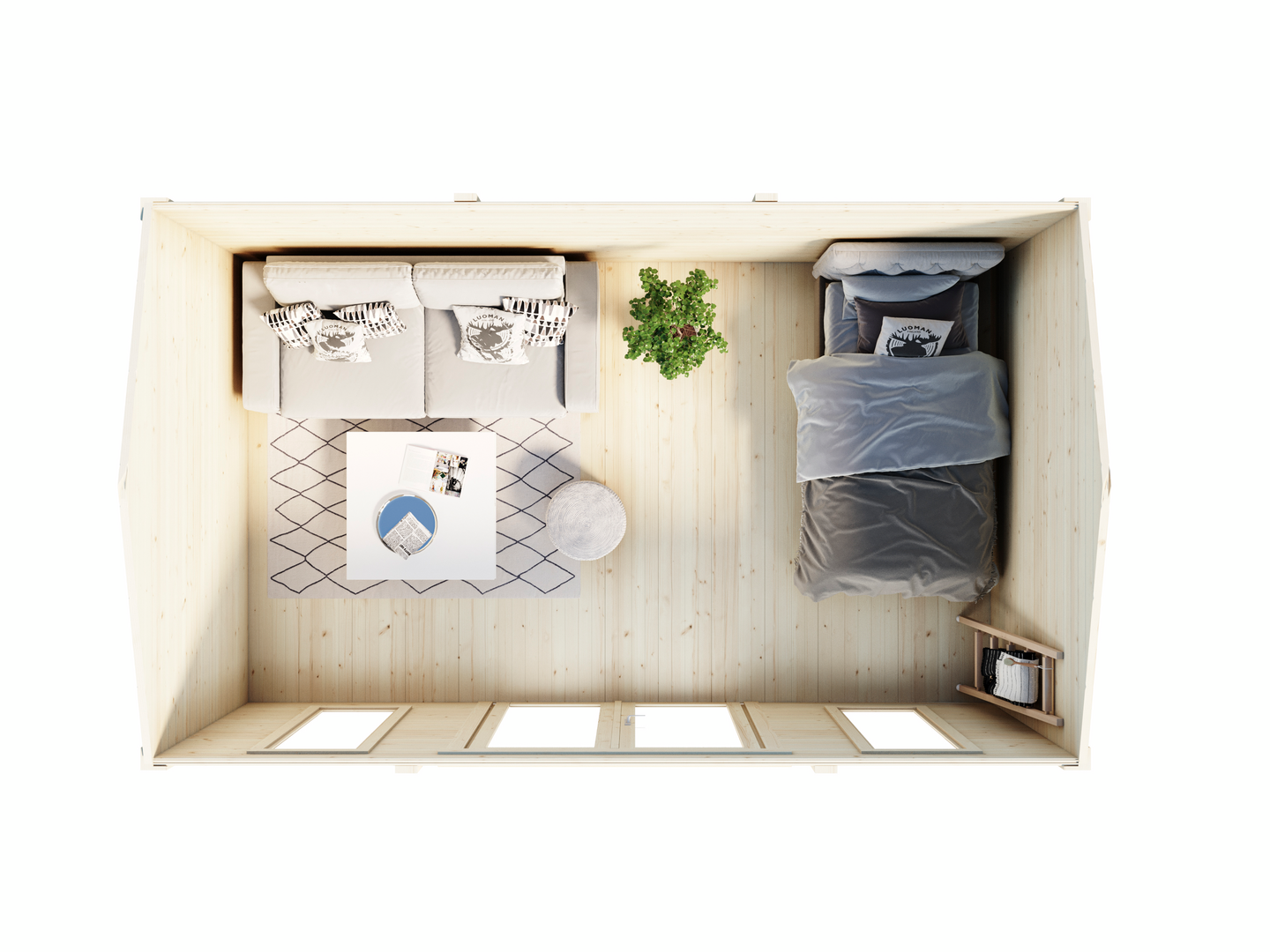 Kesäkeittiö Luoman Lillevilla Pemu 15m²