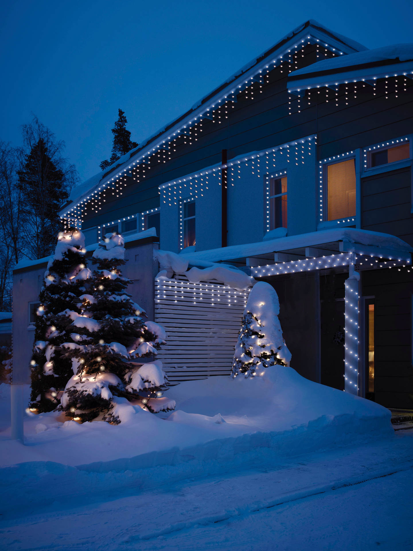 Haaroitusjohto Airam Valomaa-valosarjaan osa3 0,5m kirkas ulos/sisälle