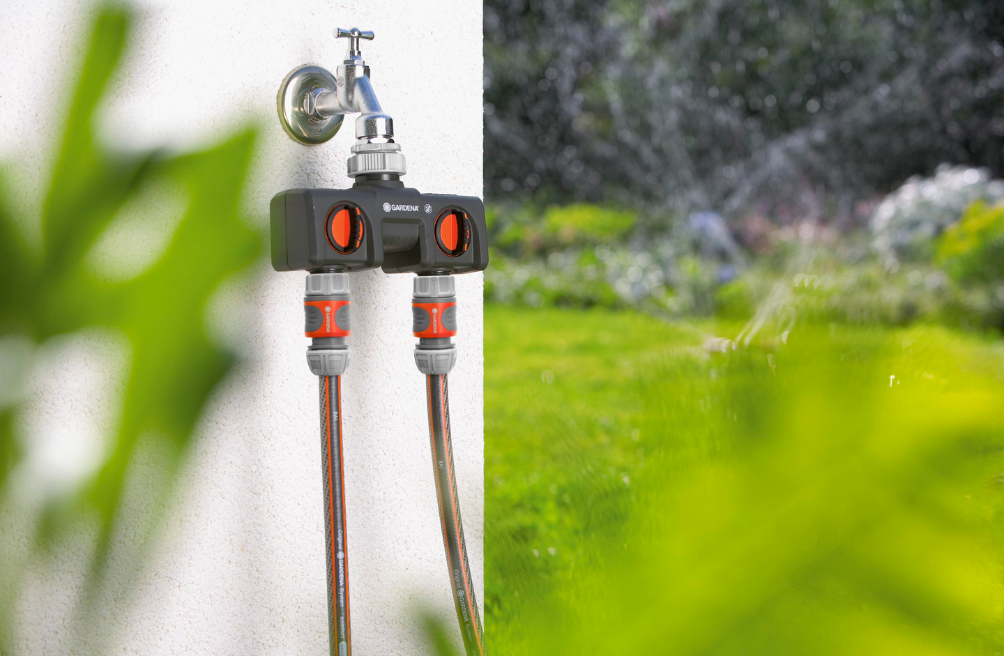 VATTENFÖRD. GARDENA 2 UTTAG