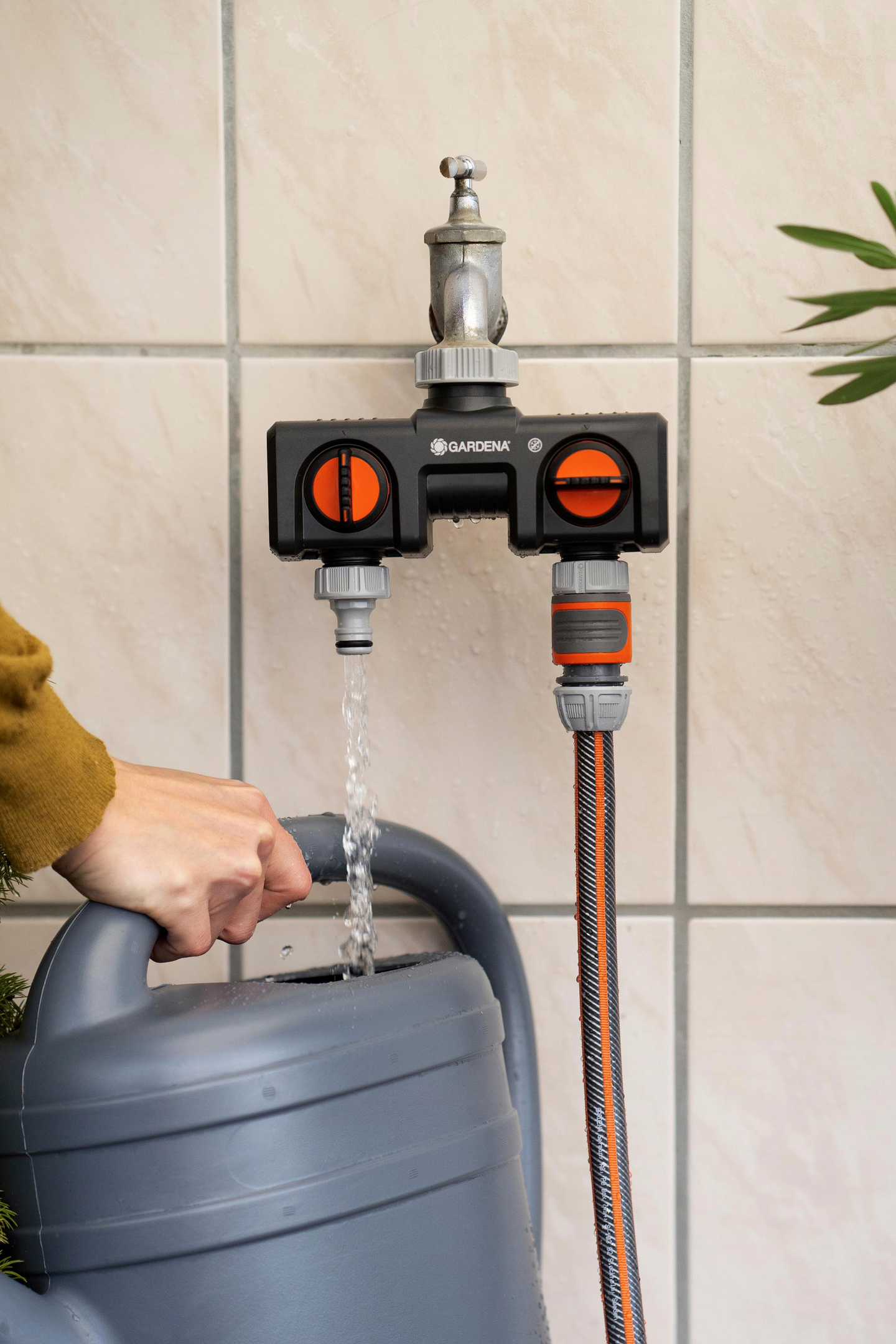 VATTENFÖRD. GARDENA 2 UTTAG