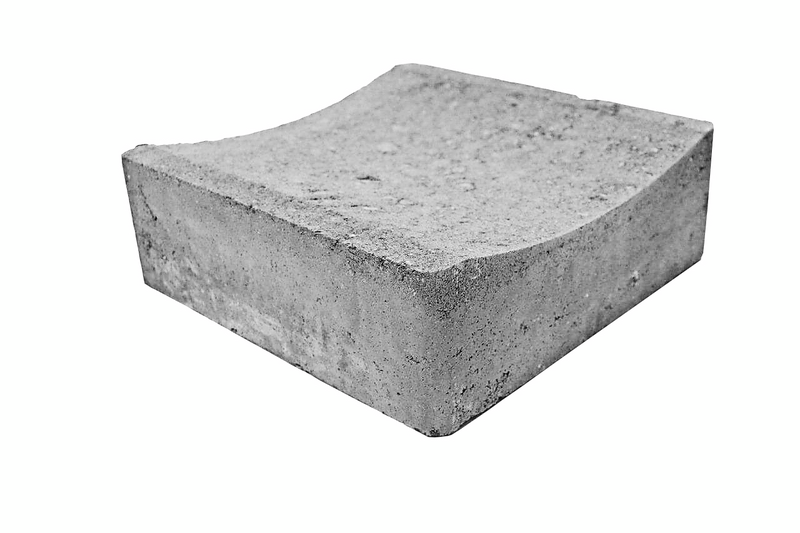 Kourulaatta Lakka harmaa 240x240x80/65mm