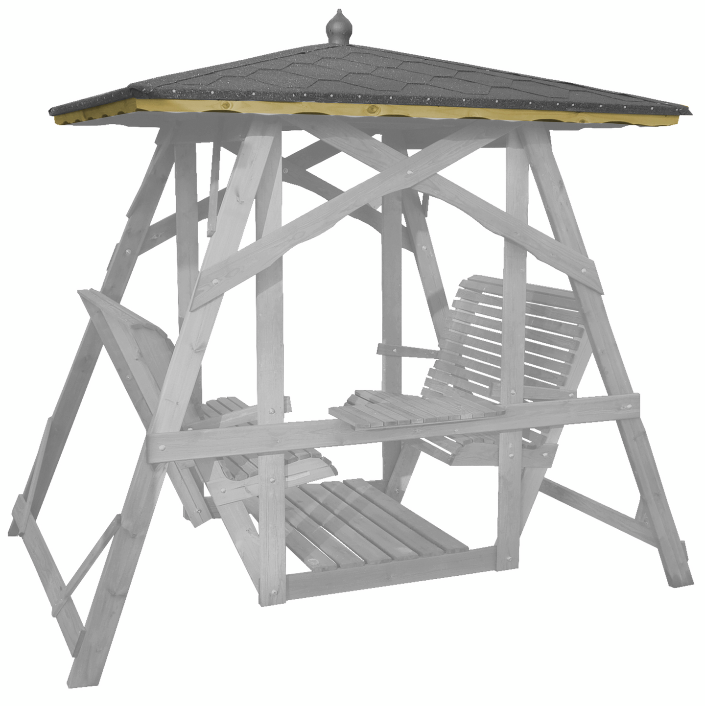 Katto Tammiston Puu Sanni-keinuun kestopuu vihreä