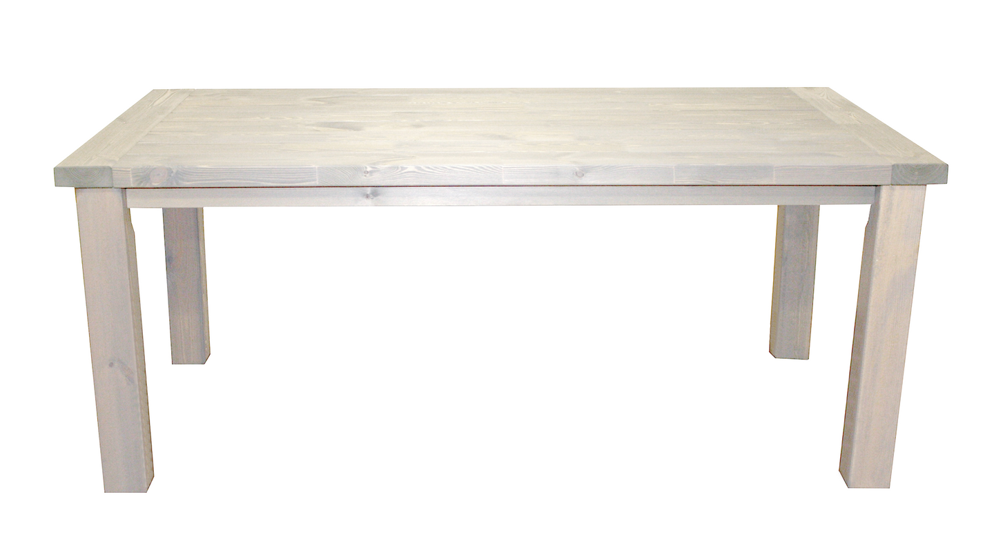 Pöytä Lily 100x180cm mänty vaalea ajopuu