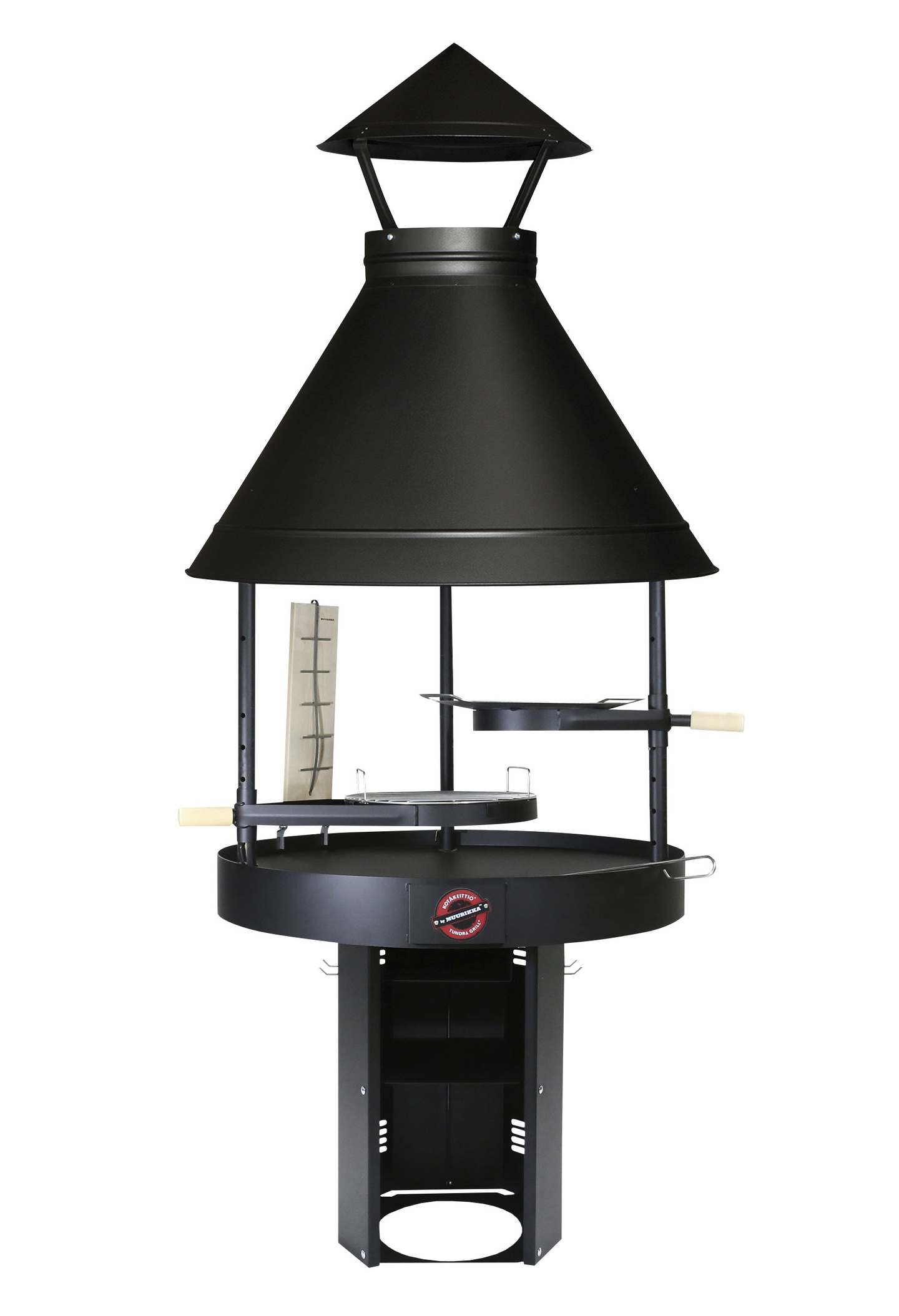 Kotakeittiö 100 korkea musta sis savukupu 100 ja sadehattu