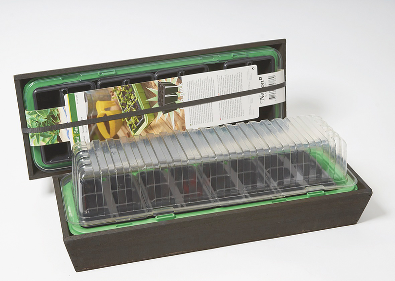 Pienoiskasvihuone Nelson Garden window wood