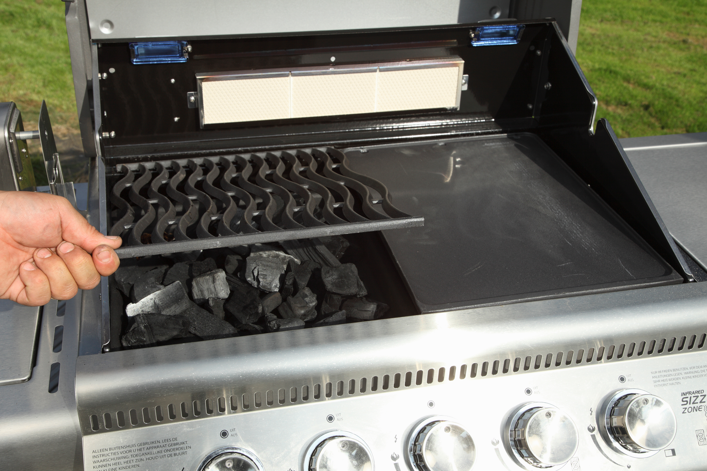 Hiilikaukalo Napoleon kaasugrilliin