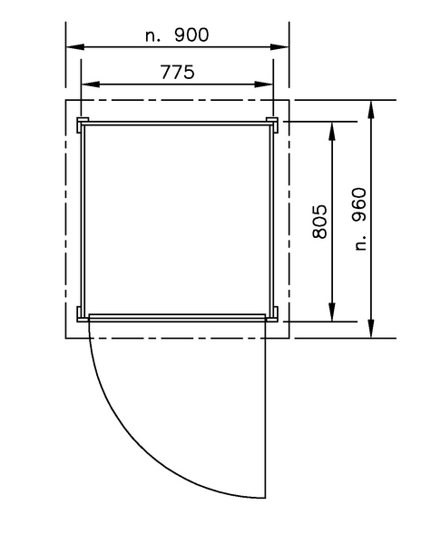 Puutarhavaja Luoman Lillevilla 236 0,8m²