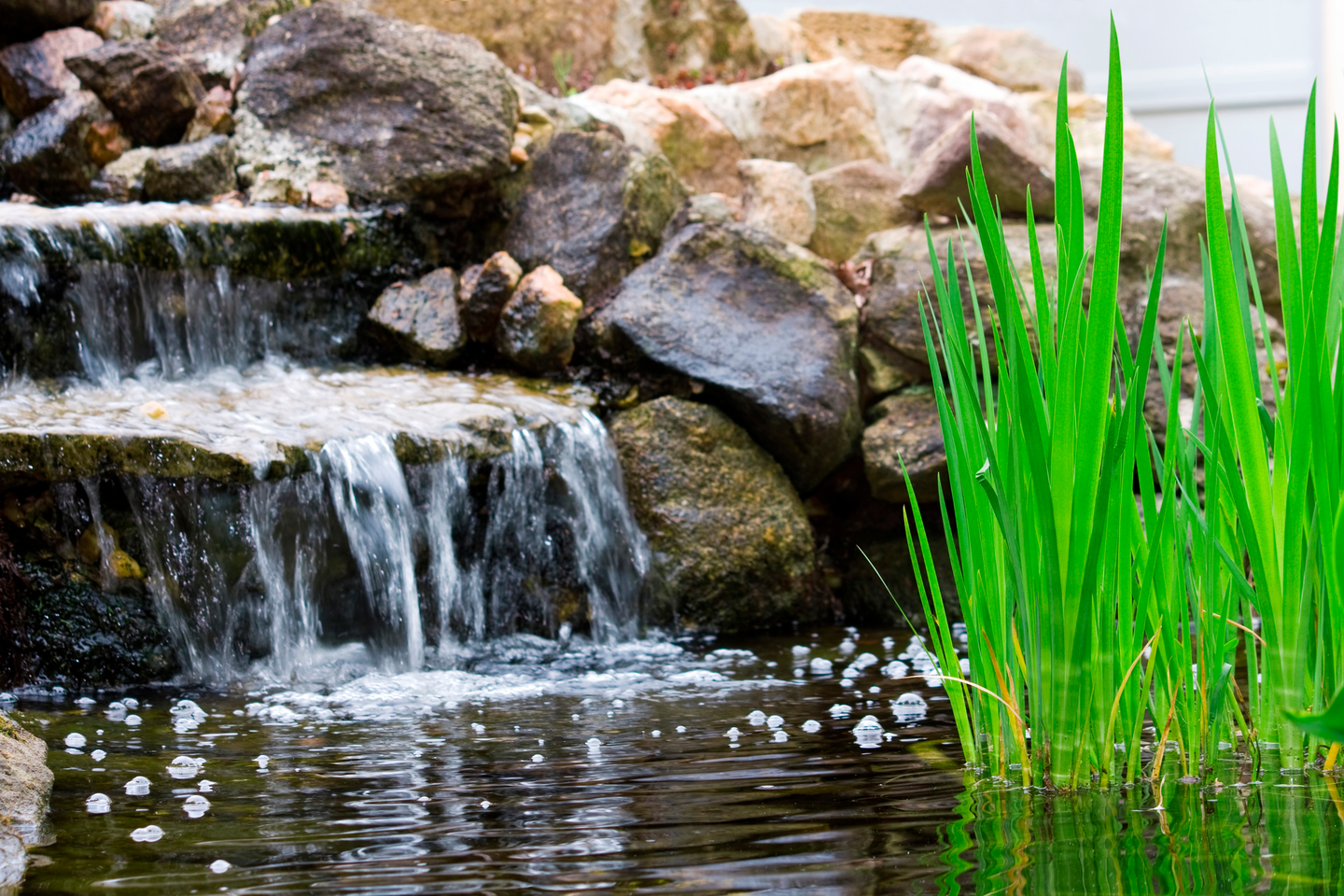 Suihkulähdemuovi ja -pumppu 600 litralle