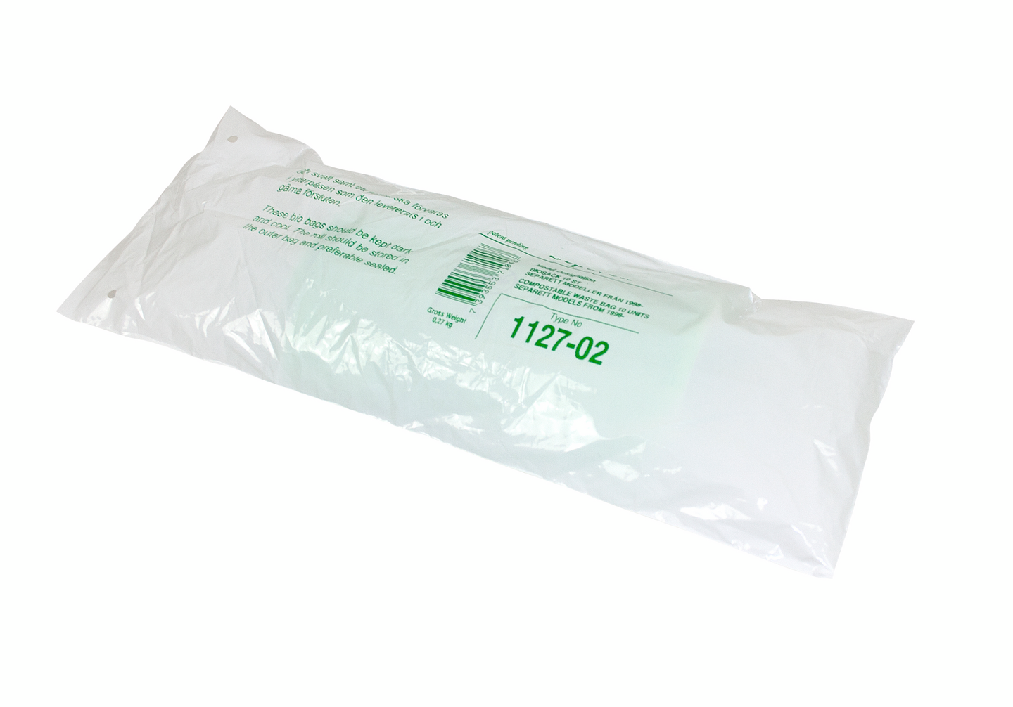 Biohajoava jätesäkki Separett säiliöihin 23-35l, 10kpl/rll