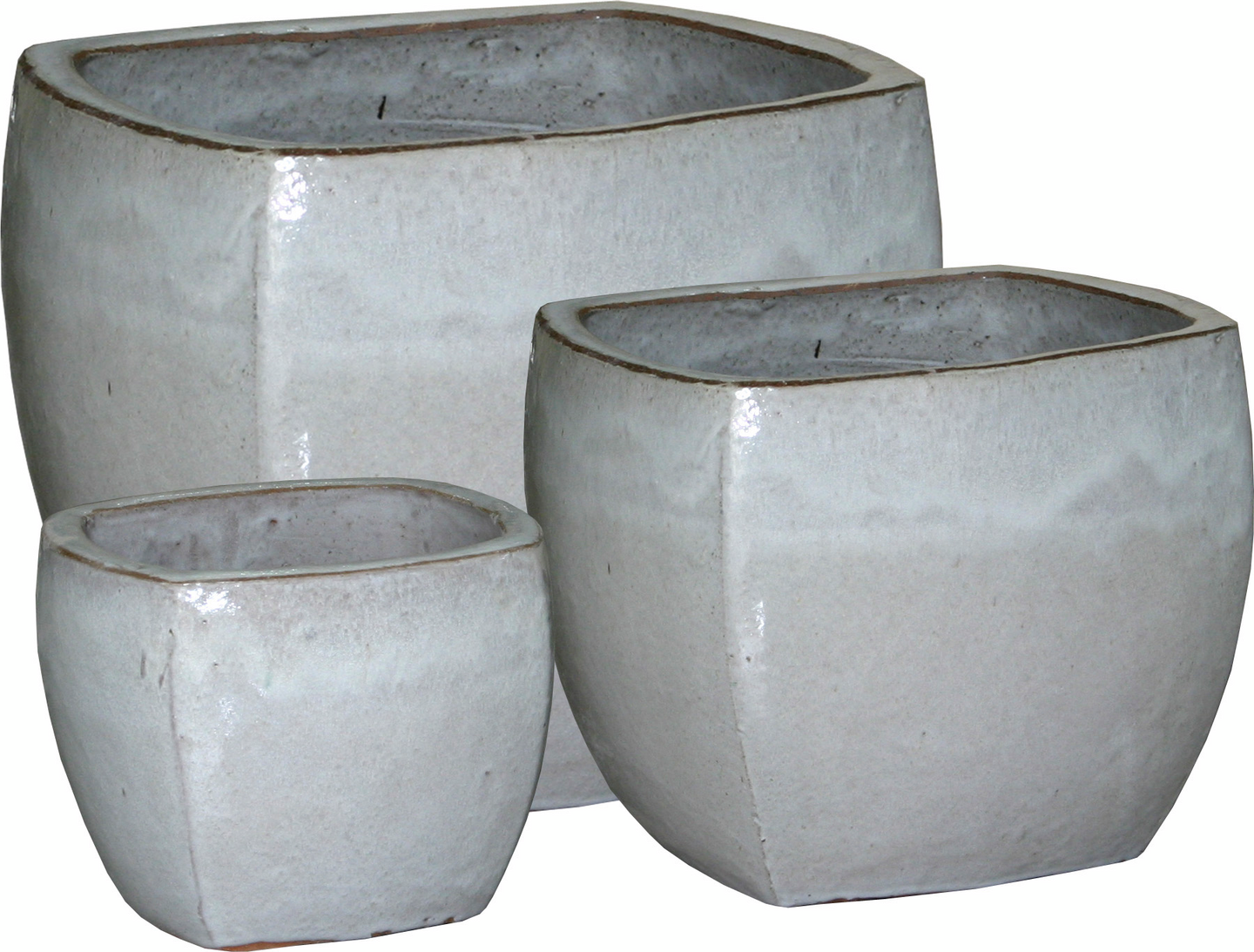 Ruukku Ewa 22x22x17cm S valko keramiikka