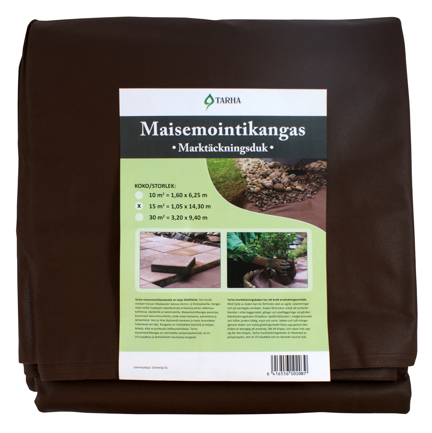 Maisemointikangas Tarha 15m2 ruskea