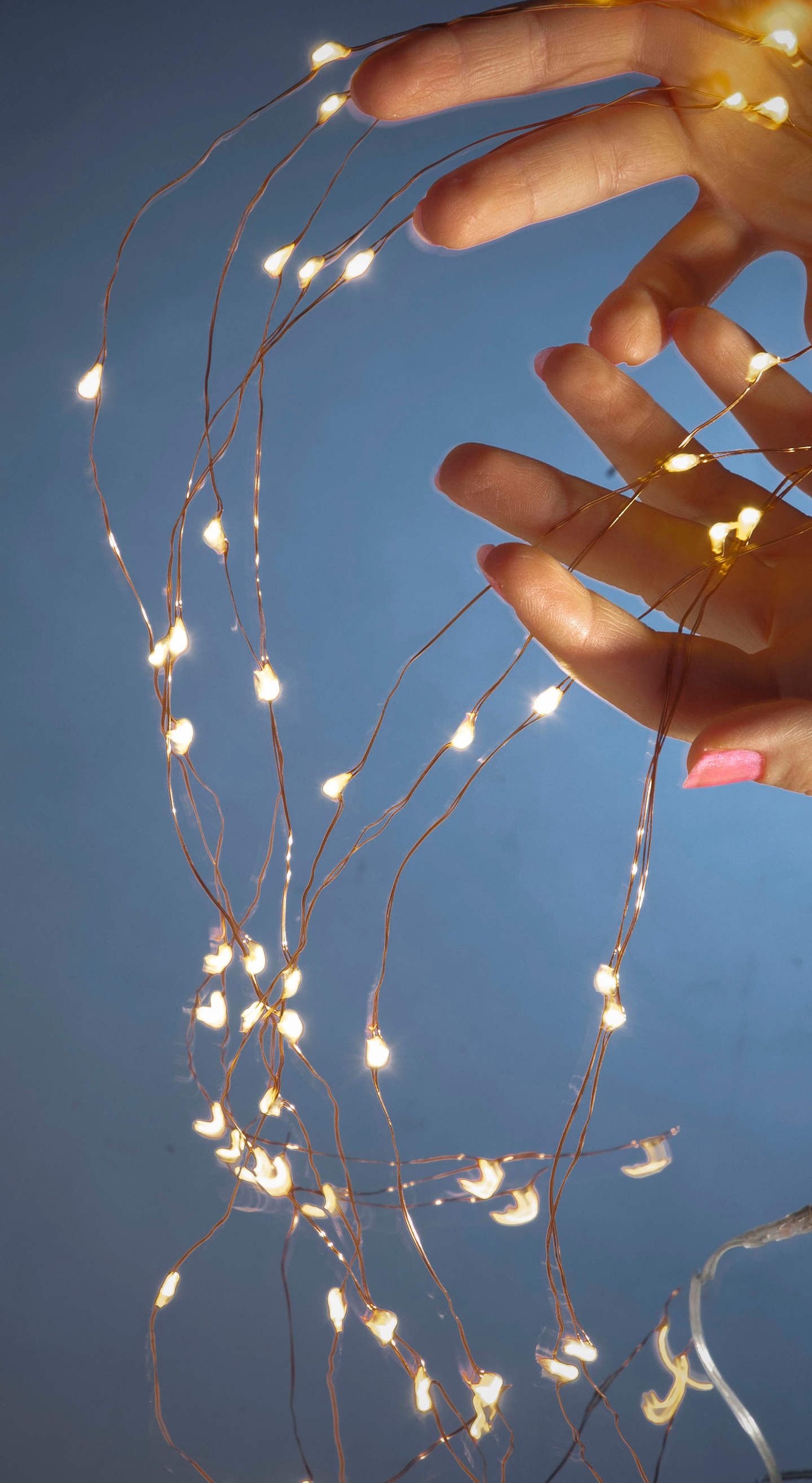 Valolankaryhmä Airam 100 lediä lämmin keltainen 5m