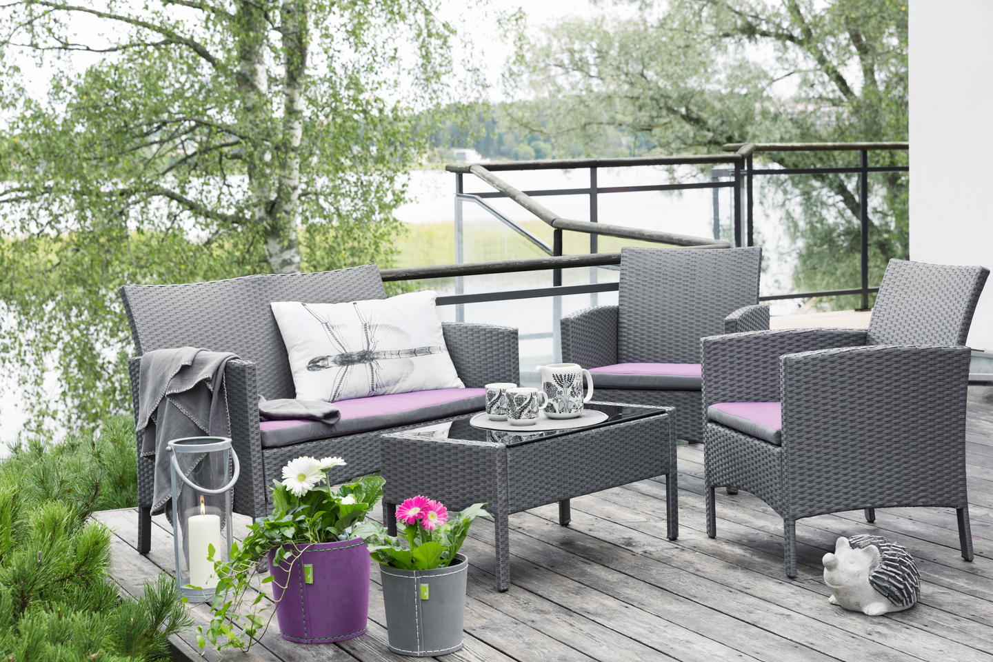 Sohvasetti Sun polyrottinkia