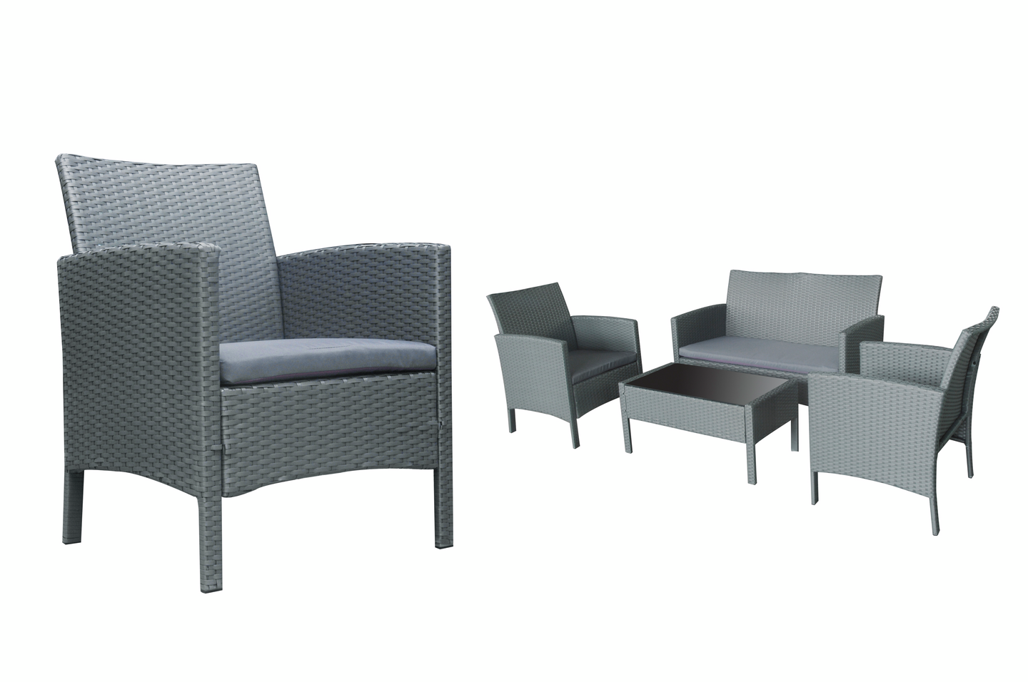 Sohvasetti Sun polyrottinkia