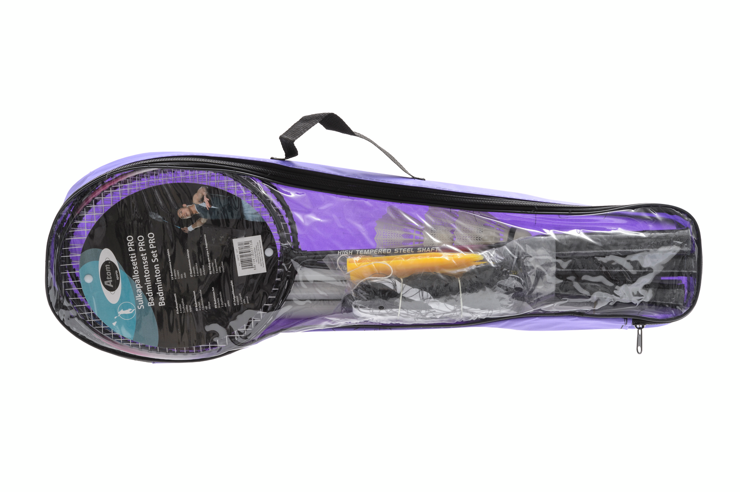 Sulkapallopelisetti atom pro