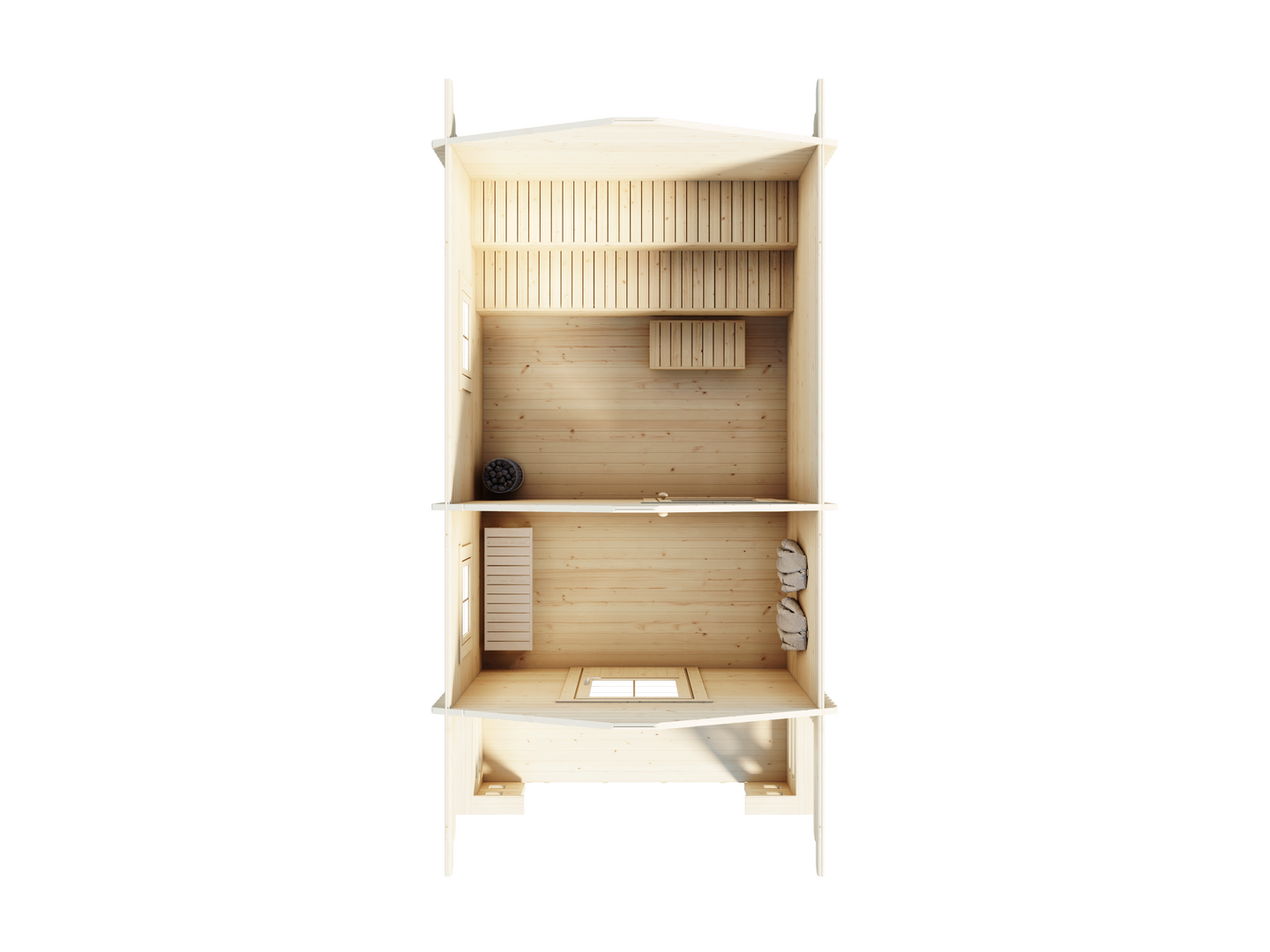 Sauna Luoman Lillevilla Tulilampi 10,3m²