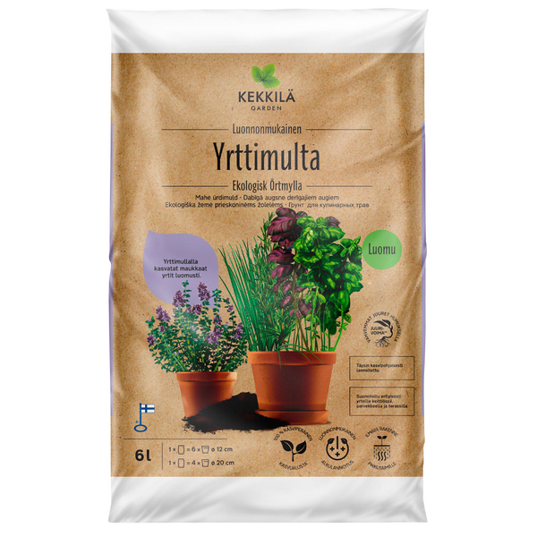Yrttimulta Kekkilä luonnonmukainen 6l