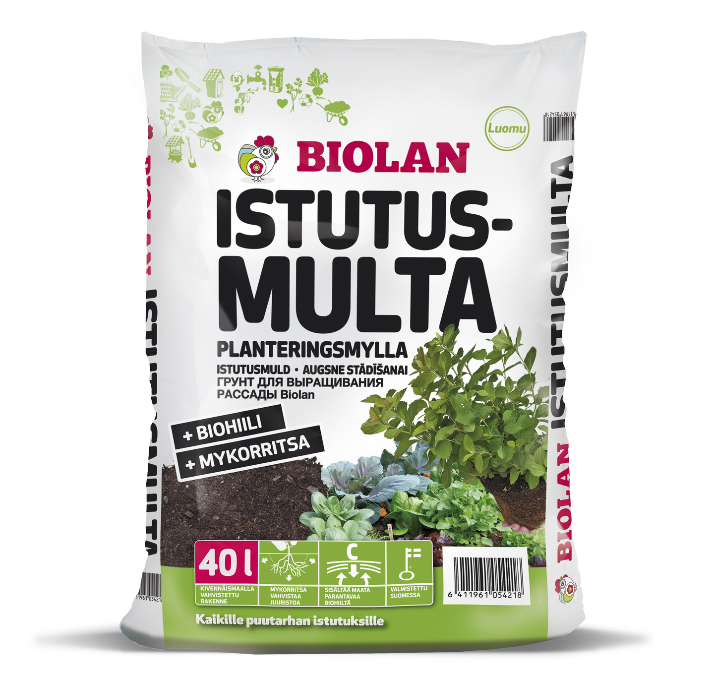 Istutusmulta Biolan 40l