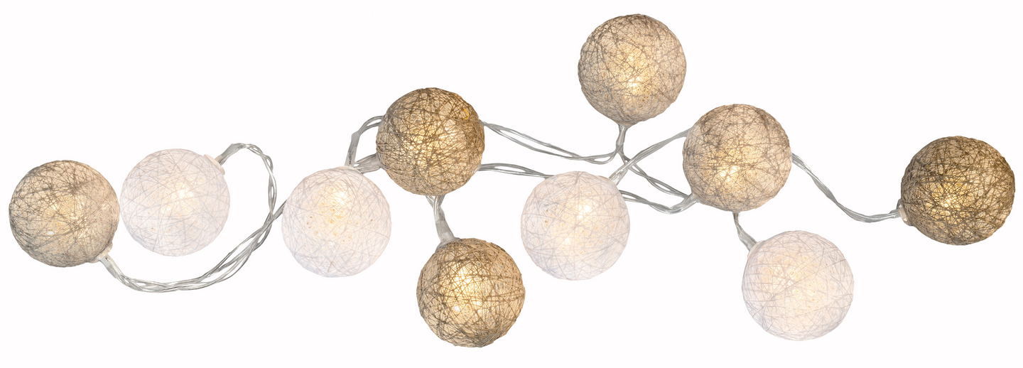 Led-lankapallot Airam Minni 20 beige