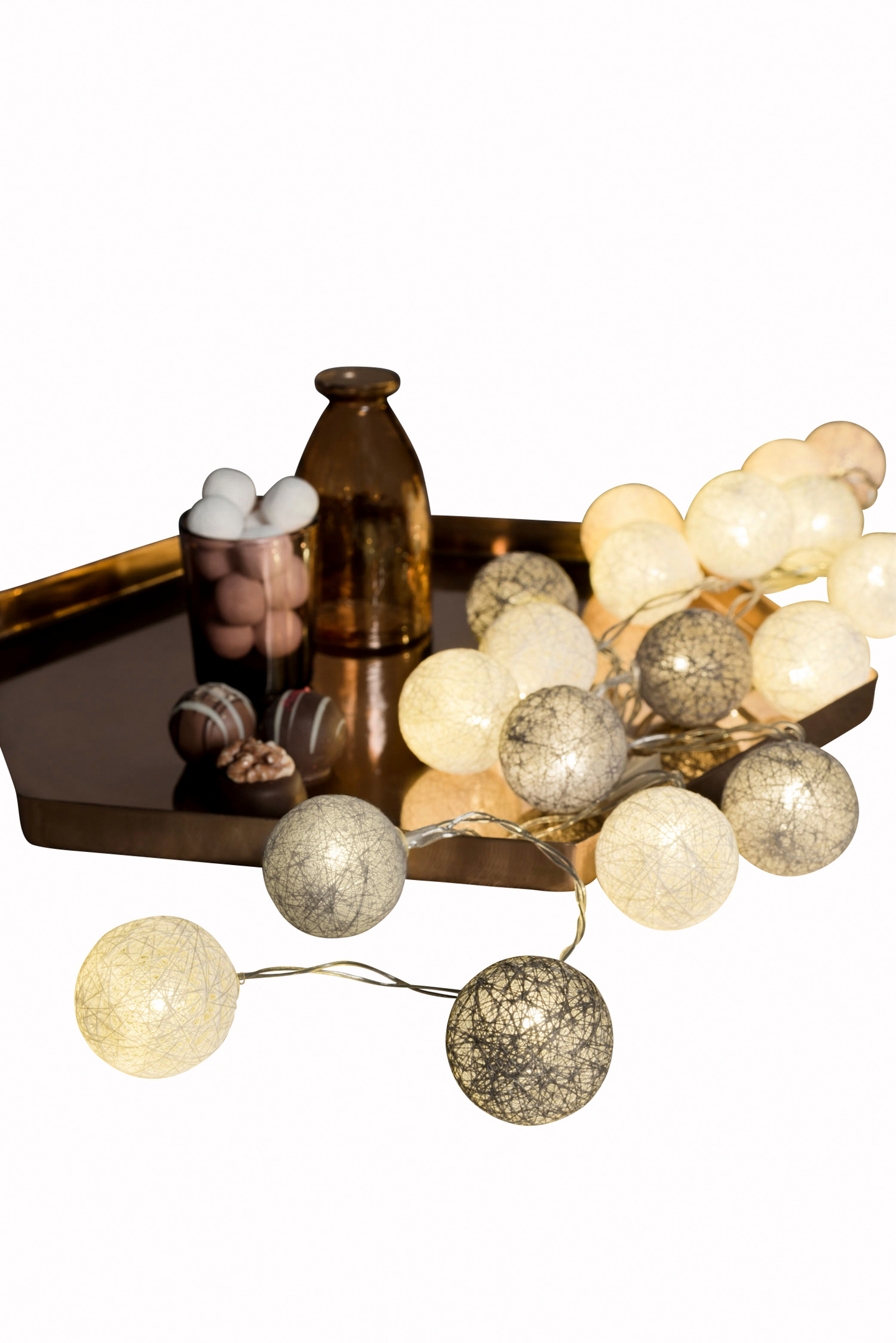 Led-lankapallot Airam Minni 20 beige