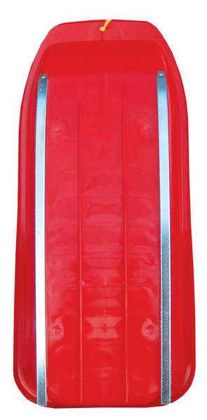 Ahkio Plastex metallijalaksilla punainen