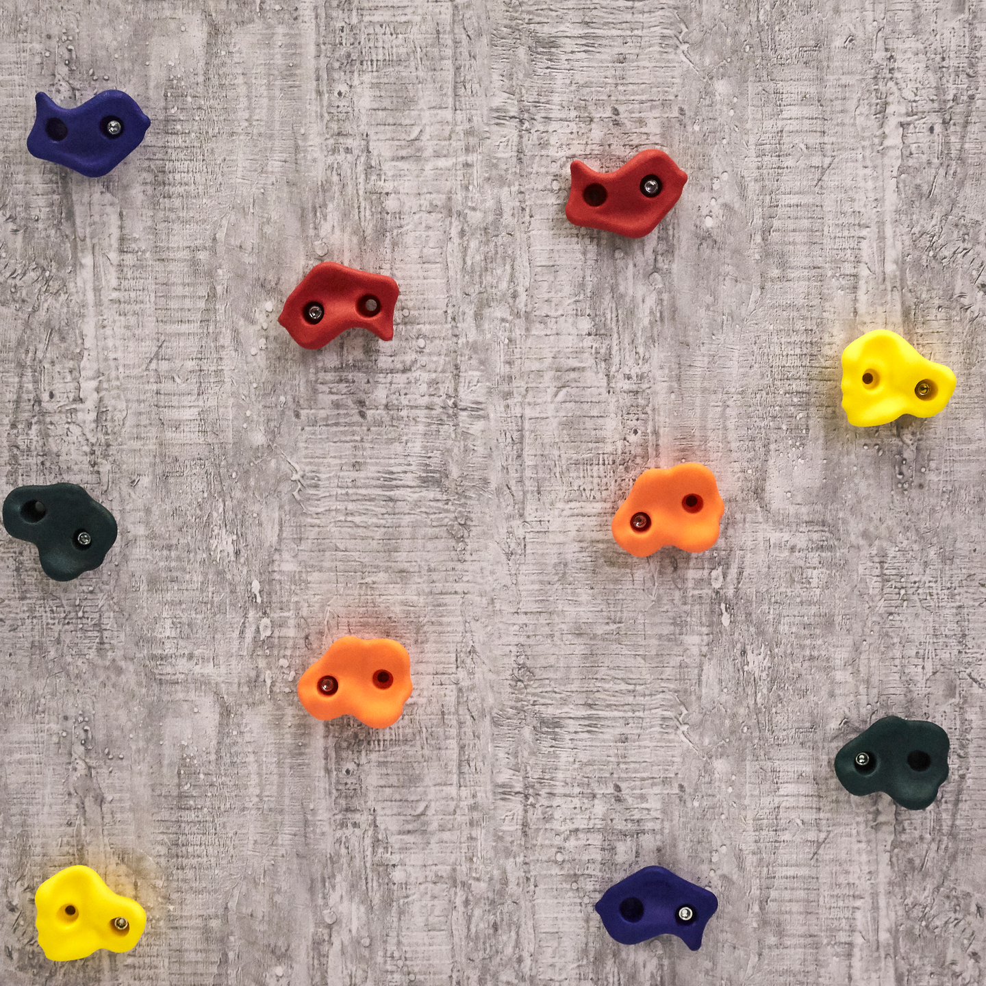 Kiipeilyotteet 5kpl eri värejä sis. kiinnitystarpeet