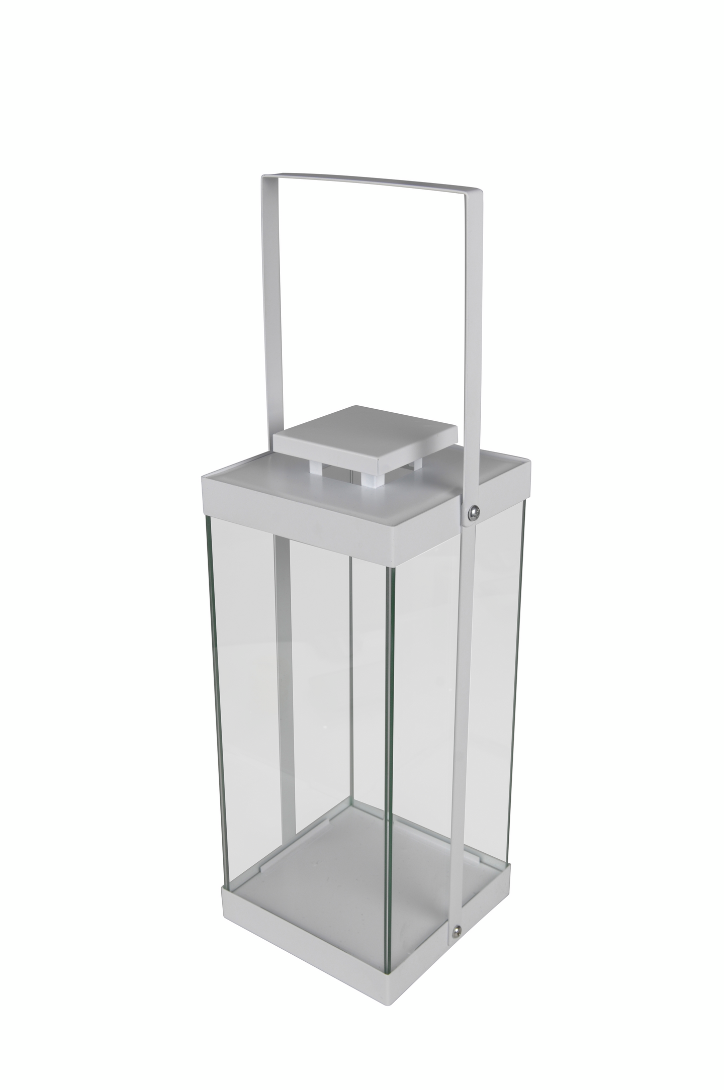 Lyhty Cello moderni valkoinen 37cm