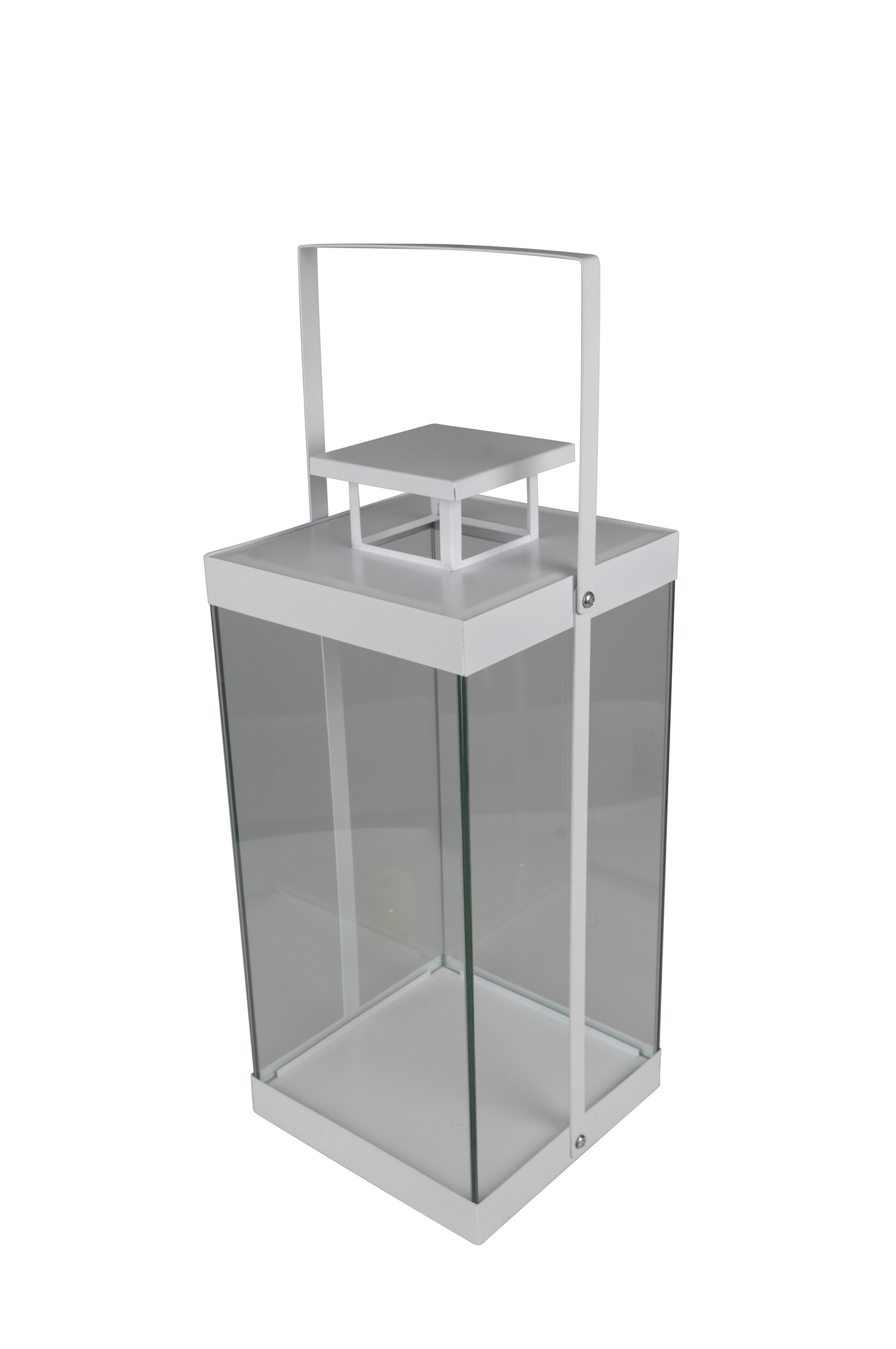 Lyhty Cello moderni valkoinen 45cm