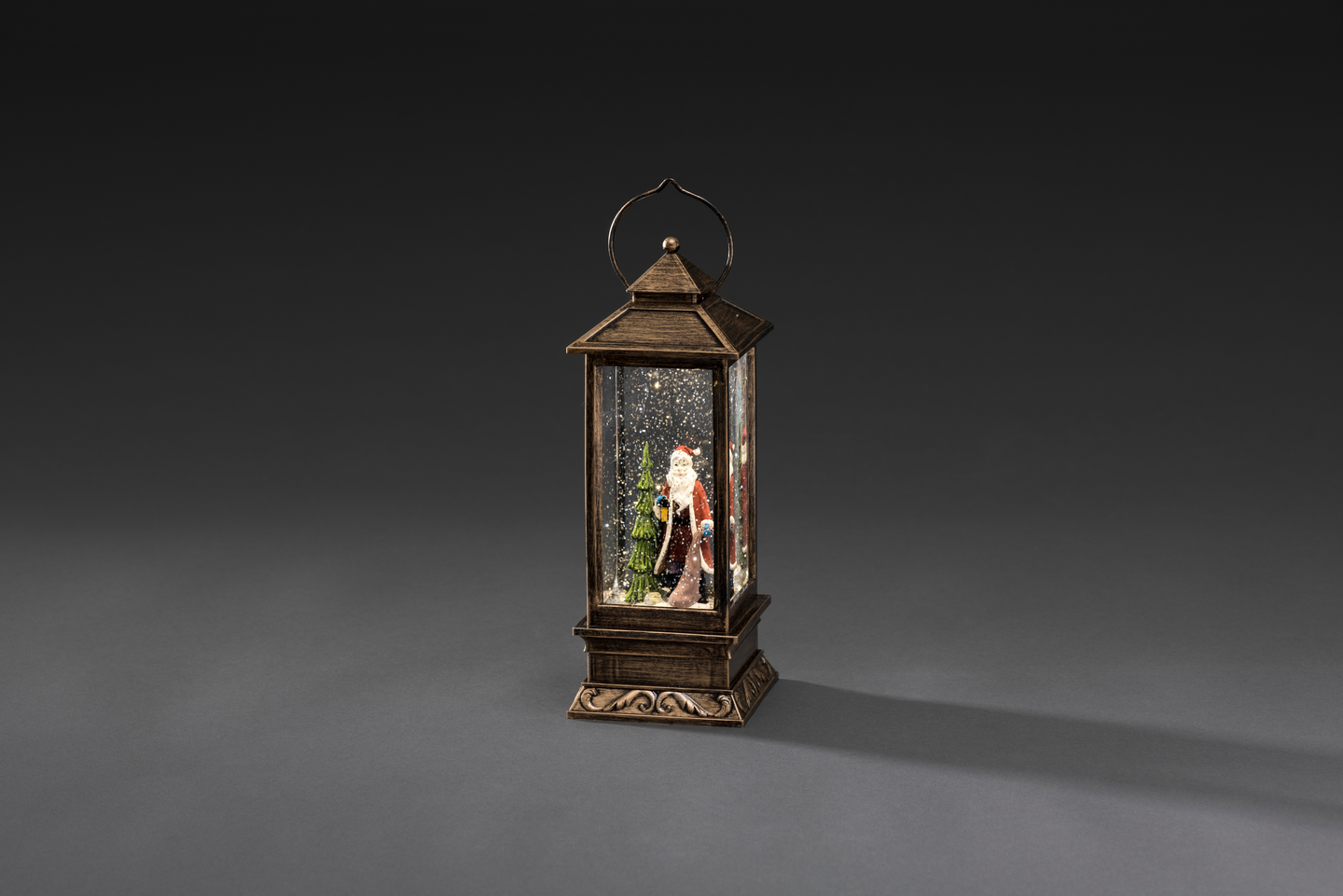 Sisäkoriste Konstsmide lyhty joulupukki 27cm paristokäyttöinen 2888-000