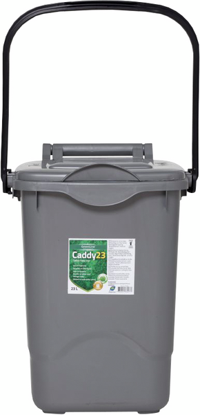 Kompostiämpäri 23l harmaa 100mm
