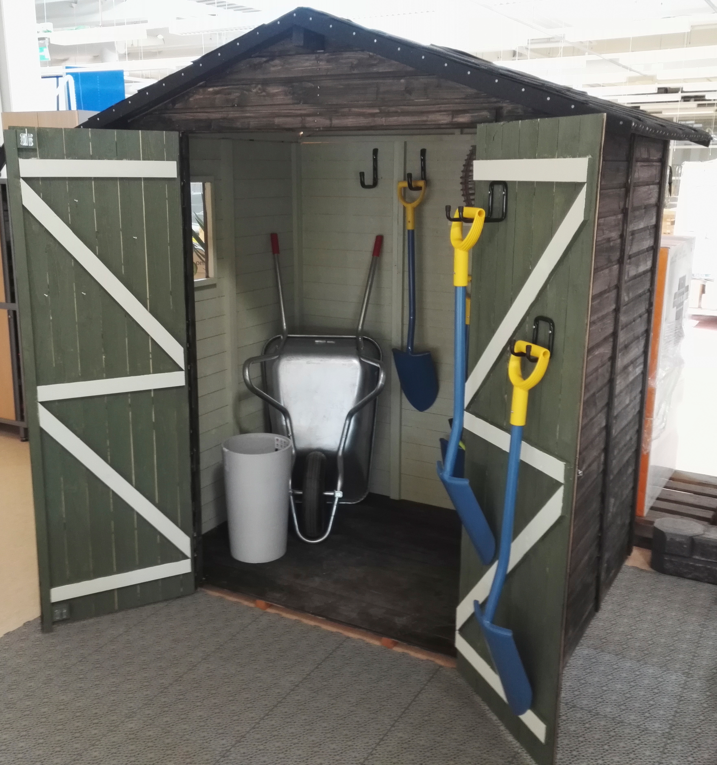 Pihavarasto Goodiy Kalmar 2,2m² 178x125cm