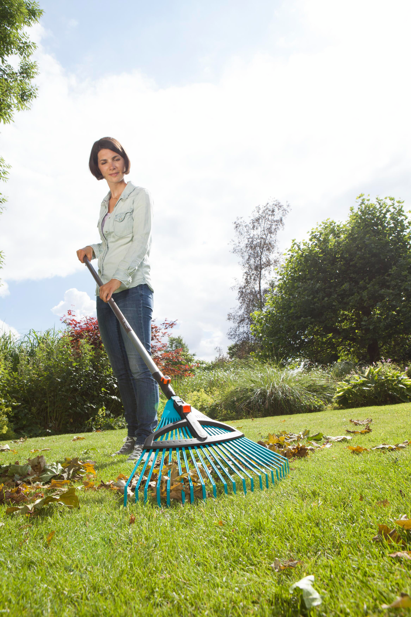 Lehtiharava ja varsi Gardena Combisystem säädettävä 03099-30