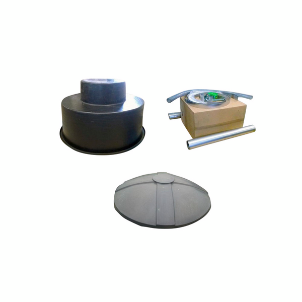 Kylpytynnyri Terrace 180cm tummanharmaa