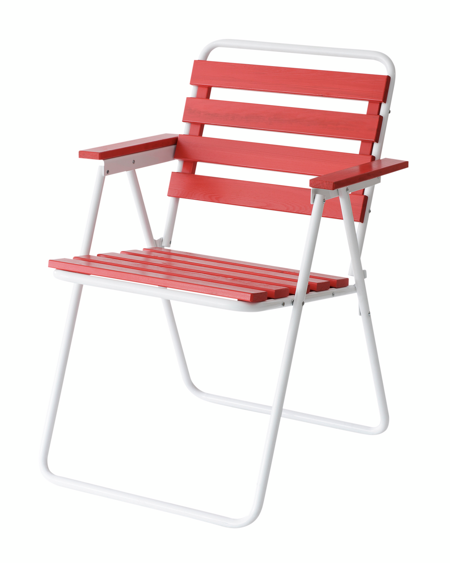 Taittotuoli Varax Retro puna/valkoinen