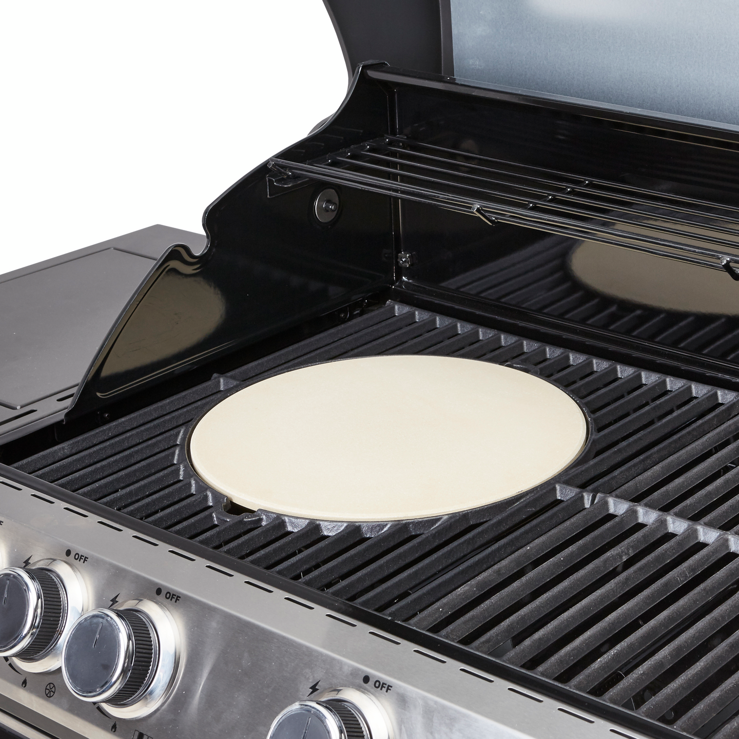 Pizzakivi Cello pyöreä alustalla rst