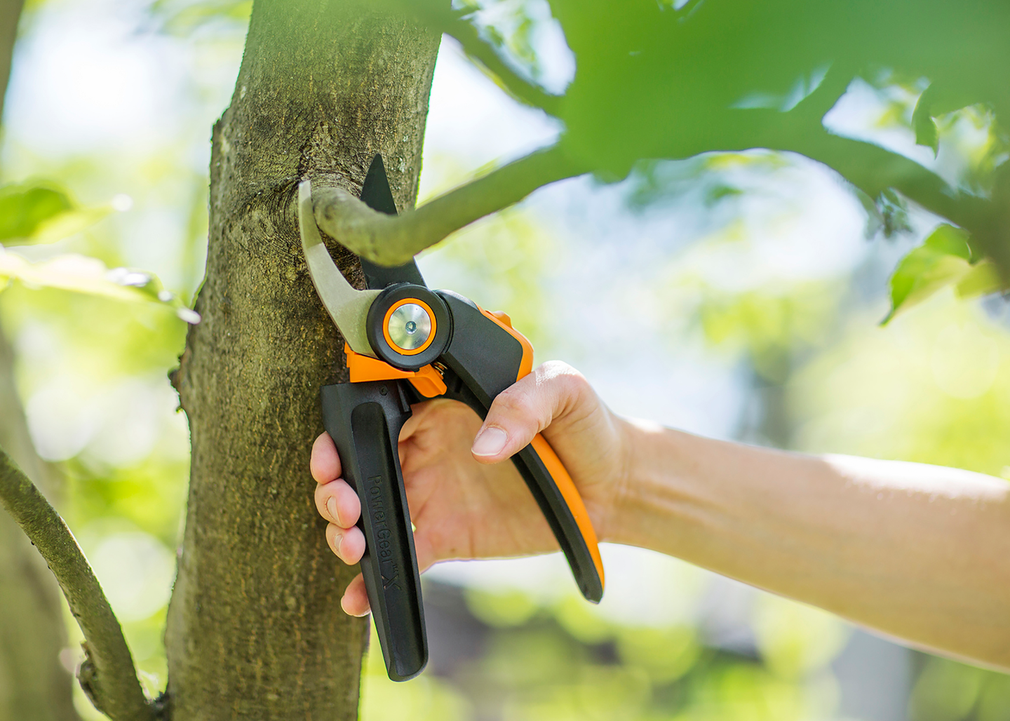 Oksasakset Fiskars Powergear X L ohileikkaava px94