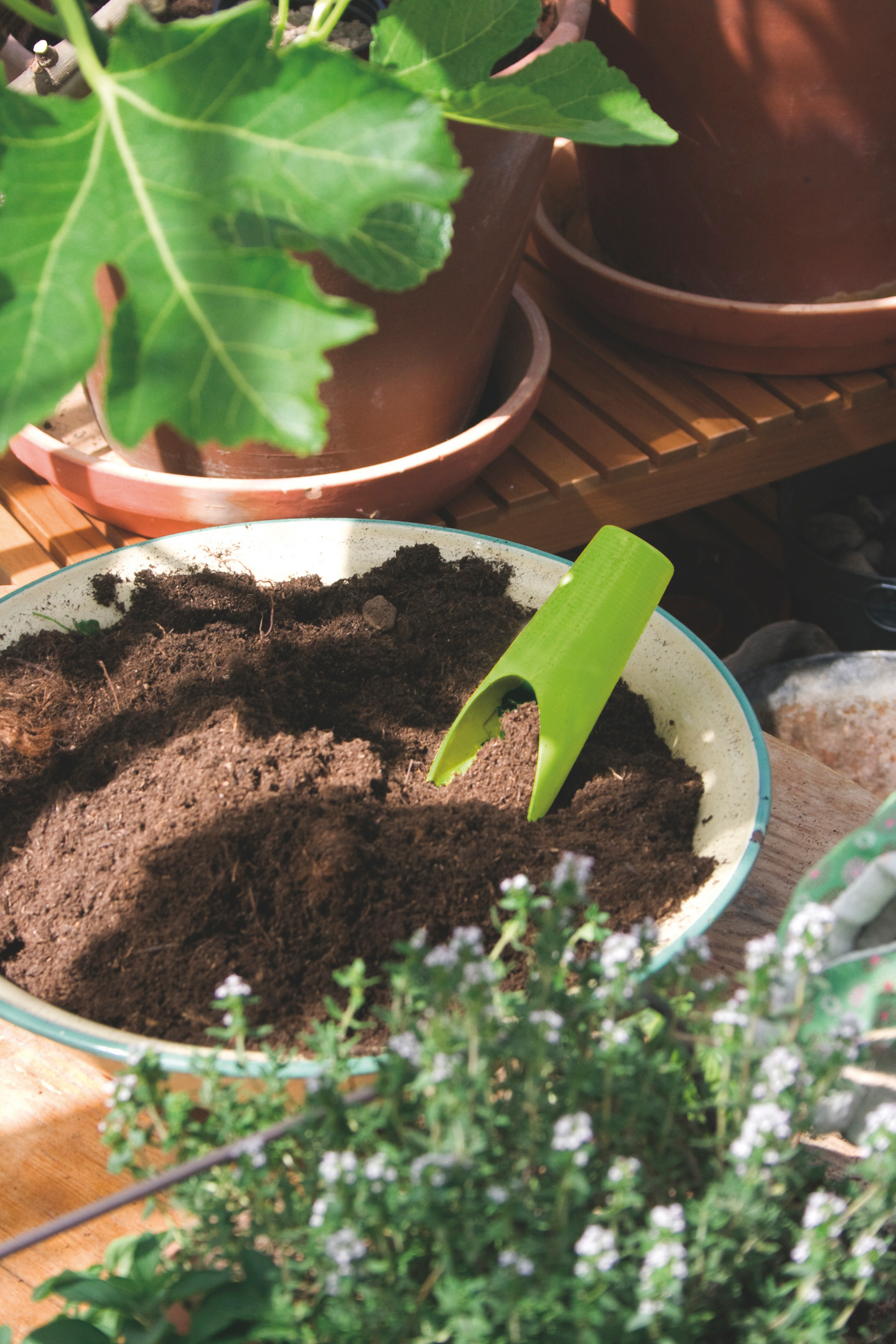 Kauha Nelson Garden vihreä 1dl