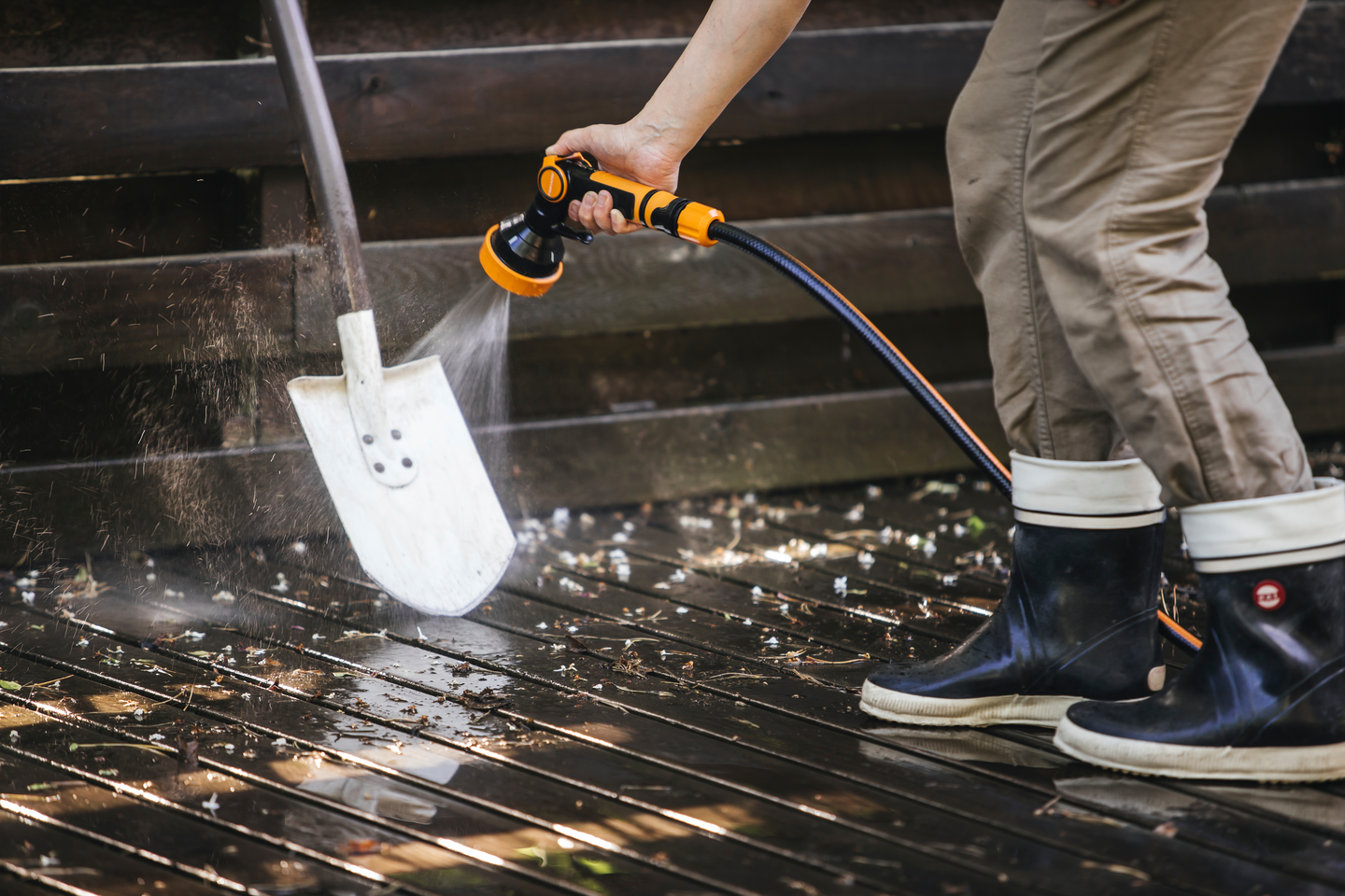 Kastelupistooli Fiskars 4-toimisella suihkulla 1020446