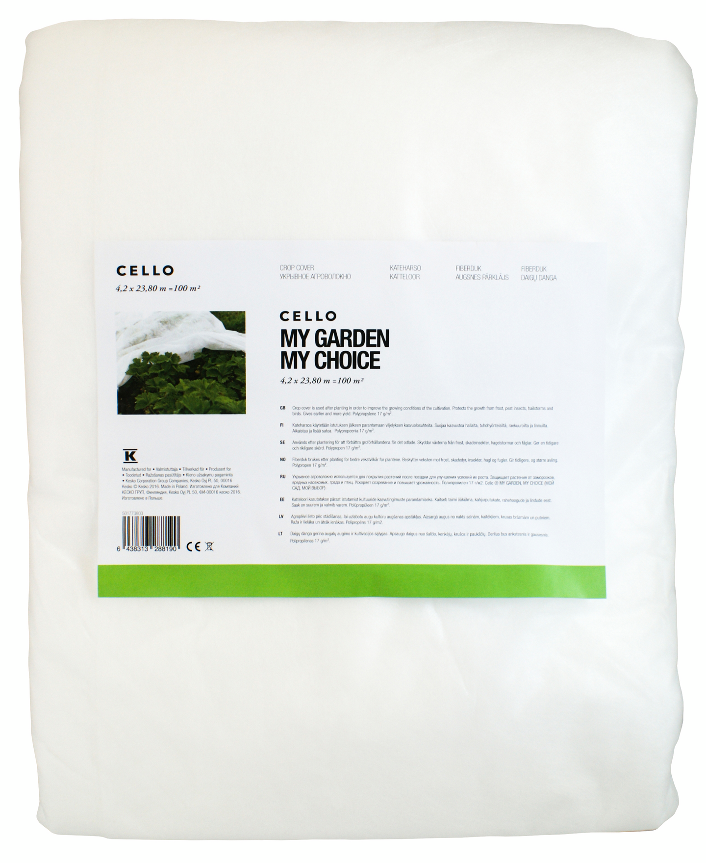 Kateharso Cello 100m² 4,2x23,80m